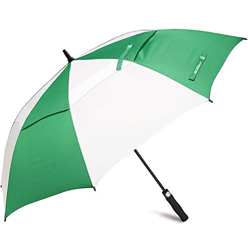 ACEIken Golfschirm, groß, 62 Zoll, automatisch öffnend, Golfschirm, extragroß, übergroß, doppeltes Dach, belüfteter Regenschirm, winddicht, wasserdicht, für Damen und Herren