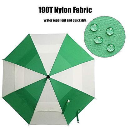 ACEIken Golf Umbrella Large 62 Inch Automatic Open Golf Umbrella Extra Large Oversize Double Canopy Vented Umbrella Windproof Waterproof for Men and Women