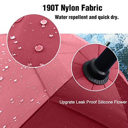 ACEIken Golf Umbrella Large 62 Inch Automatic Open Golf Umbrella Extra Large Oversize Double Canopy Vented Umbrella Windproof Waterproof for Men and Women