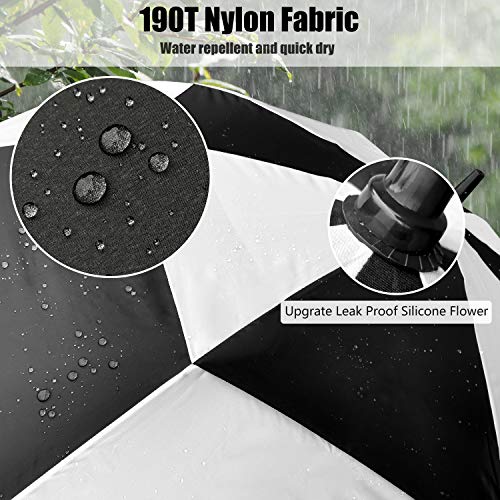 ACEIken Golf Umbrella Large 62 Inch Automatic Open Golf Umbrella Extra Large Oversize Double Canopy Vented Umbrella Windproof Waterproof for Men and Women