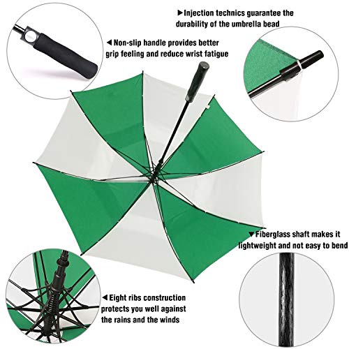 ACEIken Golf Umbrella Large 62 Inch Automatic Open Golf Umbrella Extra Large Oversize Double Canopy Vented Umbrella Windproof Waterproof for Men and Women